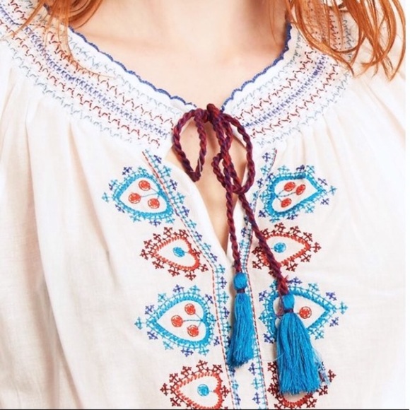 NWT Romeo & Juliet Couture Bohemian Peasant Blouse - Picture 5 of 8